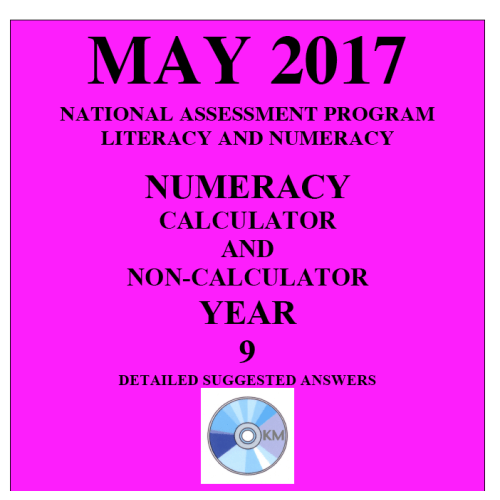 ACARA 2017 NAPLAN Numeracy Year 9 Answers